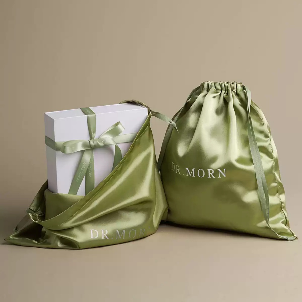 custom satin bag with logo for wedding favor jewelry and gift packaging, satin drawstring gift bag with logo printing